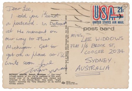 Lot #650 AC/DC: Angus Young: Young writes from 'Rock City' - Image 1