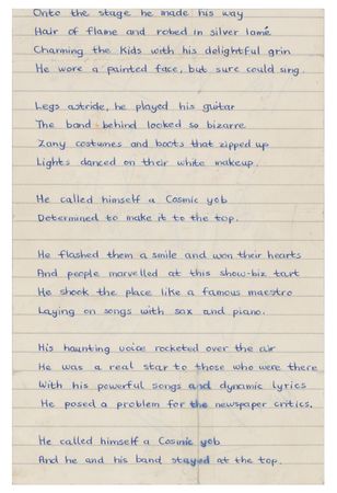 Lot #607 David Bowie and the Spiders from Mars Signatures - Image 2