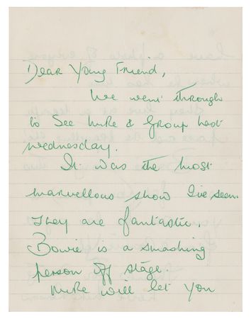 Lot #607 David Bowie and the Spiders from Mars Signatures - Image 3