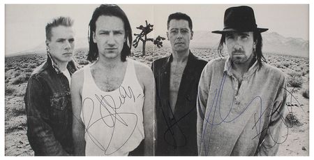 Lot #734 U2 Signed CD Insert - Image 2