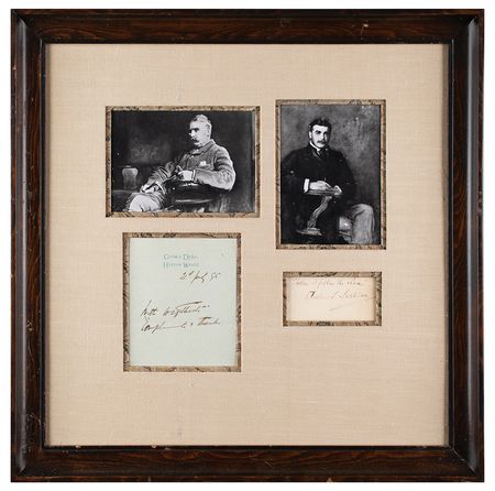 Lot #629 Gilbert and Sullivan Signature and Autograph Quotation Signed - Image 1