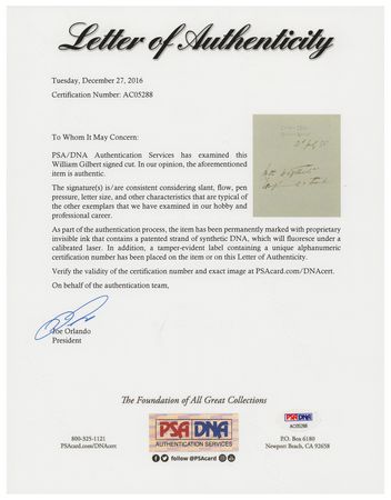 Lot #629 Gilbert and Sullivan Signature and Autograph Quotation Signed - Image 4