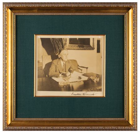 Lot #45 Franklin D. Roosevelt Signed Photograph - Image 1