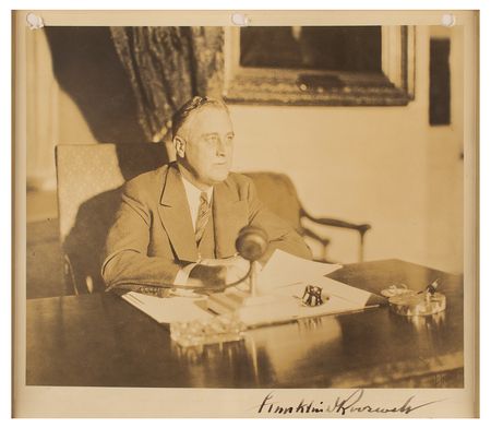 Lot #45 Franklin D. Roosevelt Signed Photograph - Image 2