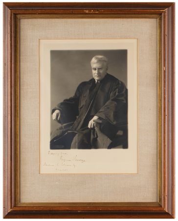 Lot #241 Benjamin Cardozo Signed Photograph - Image 1