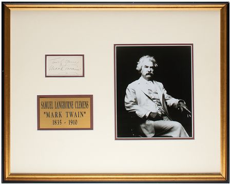 Lot #535 Samuel L. Clemens Signature - Image 1