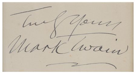 Lot #535 Samuel L. Clemens Signature - Image 2