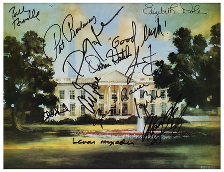 Lot #72 George W. Bush and 2000 Presidential Candidates Signed Photograph - Image 2