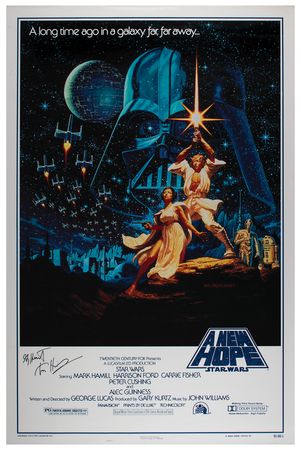 Lot #839 Star Wars (2) Signed Posters - Image 1