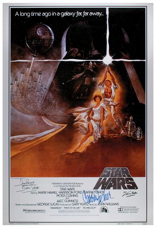 Lot #839 Star Wars (2) Signed Posters - Image 2