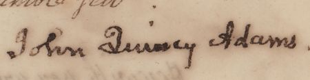 Lot #9 John Quincy Adams Letter Signed - Image 3