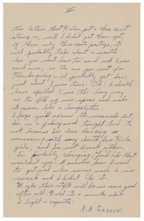 Lot #357 Iwo Jima: Rene Gagnon: Rare WWII-dated letter by Rene Gagnon, boasting a remarkable nine total signatures - Image 3