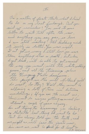 Lot #357 Iwo Jima: Rene Gagnon: Rare WWII-dated letter by Rene Gagnon, boasting a remarkable nine total signatures - Image 5