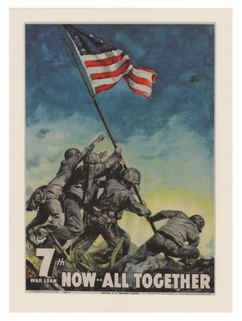 Lot #360 World War II: Now All Together Mini Poster - Image 1