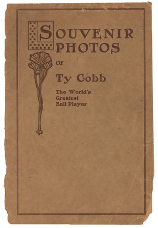 Lot #865 Ty Cobb: Rare signed souvenir photo album of 