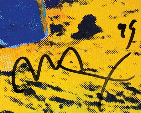 Lot #412 Buzz Aldrin and Peter Max Signed Print - Image 3
