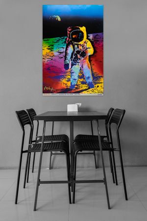 Lot #412 Buzz Aldrin and Peter Max Signed Print - Image 4