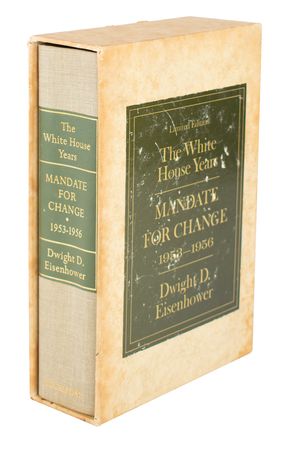 Lot #48 Dwight D. Eisenhower: Sought-after two-volume autobiography inscribed to an 