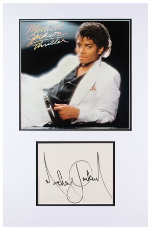 Lot #751 Michael Jackson Signature - Image 1