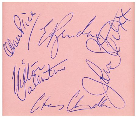 Lot #654 The Animals Signatures - Image 2