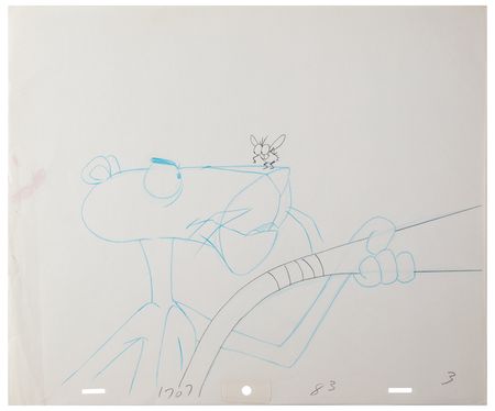 Lot #516 Friz Freleng Signed Production Cel and Matching Drawing - Image 2