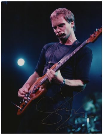 Lot #732 Sting Signed Photograph - Image 1