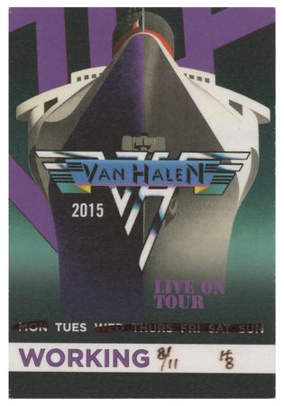 Lot #737 Eddie Van Halen and Sammy Hagar Signed Photograph - Image 2