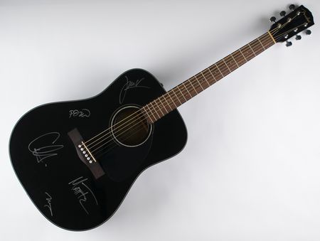 Lot #752 Maroon 5 Signed Guitar - Image 1