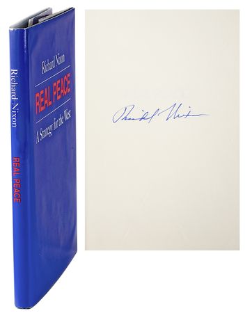 Lot #127 Richard Nixon Signed Book - Image 1