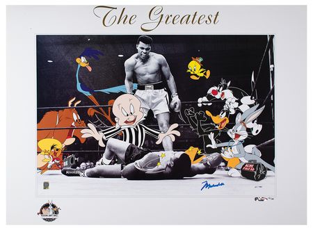 Lot #903 Muhammad Ali Signed Print - Image 1