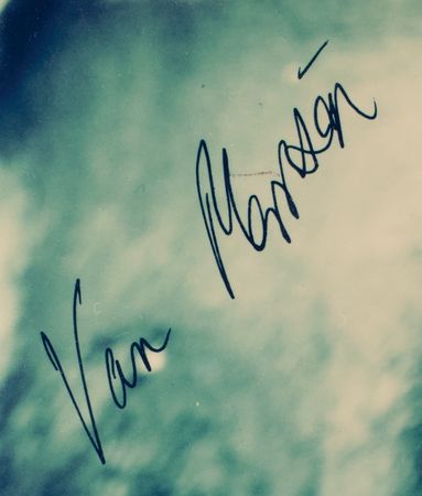 Lot #699 Van Morrison Signed Photograph - Image 2