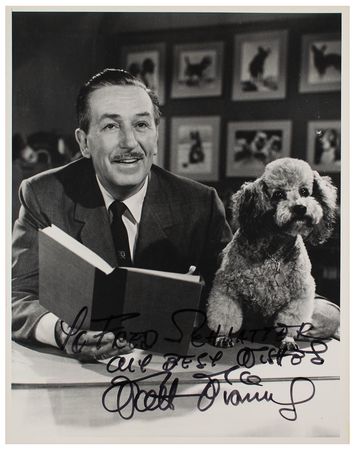Lot #511 Walt Disney Signed Oversized Photograph - Image 1