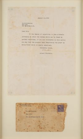 Lot #189 Albert Einstein Typed Letter Signed - Image 2