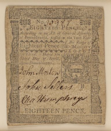 Lot #302 John Morton Signed Currency - Image 2