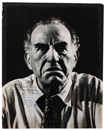 Lot #779 Ed Begley Signed Oversized Photograph - Image 1