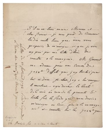 Lot #196 Antoine Lavoisier Autograph Letter Signed - Image 1