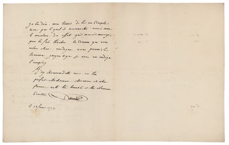Lot #196 Antoine Lavoisier Autograph Letter Signed - Image 2