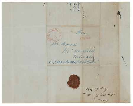 Lot #16 Martin Van Buren Autograph Letter Signed - Image 3