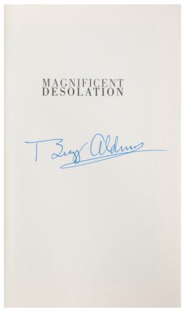 Lot #415 Buzz Aldrin Signed Book - Image 2