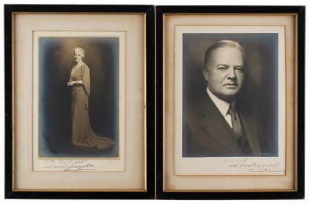 Lot #38 Herbert and Lou Henry Hoover Signed Photographs - Image 1