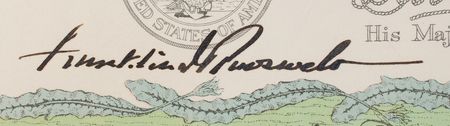 Lot #41 Franklin D. Roosevelt Document Signed - Image 2