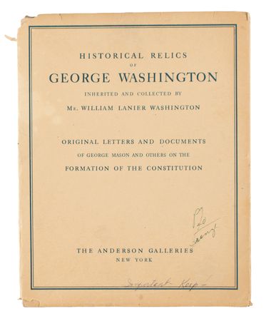 Lot #166 George Washington Bronze Relief Plaque - Image 2