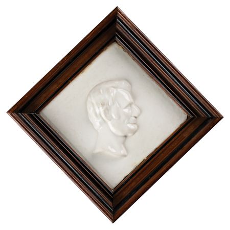 Lot #116 Abraham Lincoln Ceramic Plaque - Image 1