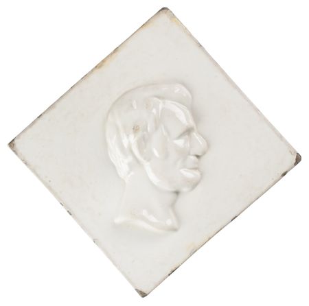 Lot #116 Abraham Lincoln Ceramic Plaque - Image 2
