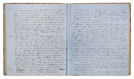 Lot #368 Civil War: Massachusetts Woman Teacher's Diary Diary - Image 3