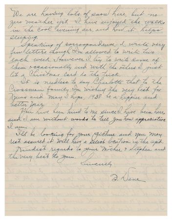 Lot #222 Fred Burke Autograph Letter Signed - Image 2