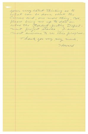 Lot #185 Howard Hughes Autograph Letter Signed - Image 3