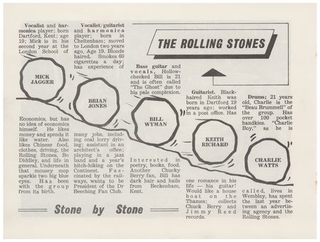 Lot #716 Rolling Stones 1964 Star Parade Program and Ticket Stub - Image 4