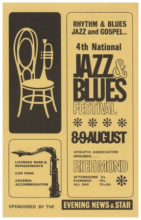 Lot #717 Rolling Stones 1964 Jazz and Blues Festival Handbill - Image 2