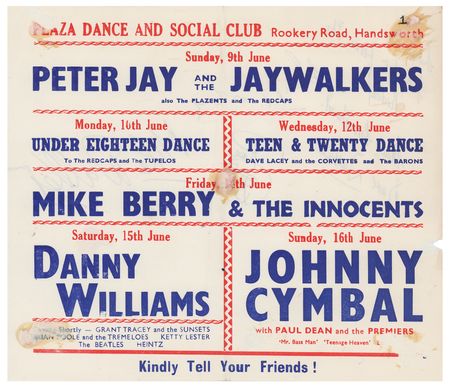 Lot #656 Beatles 1963 Birmingham Handbill - Image 1